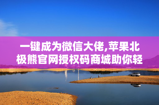 一键成为微信大佬,苹果北极熊官网授权码商城助你轻松添加好友