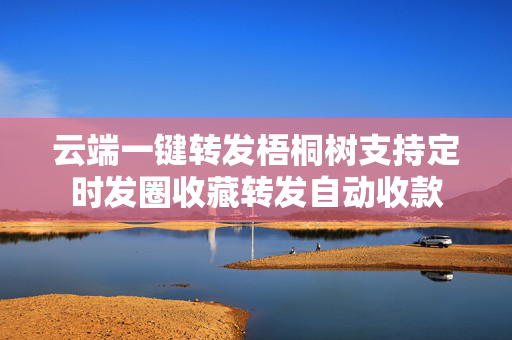 云端一键转发梧桐树支持定时发圈收藏转发自动收款