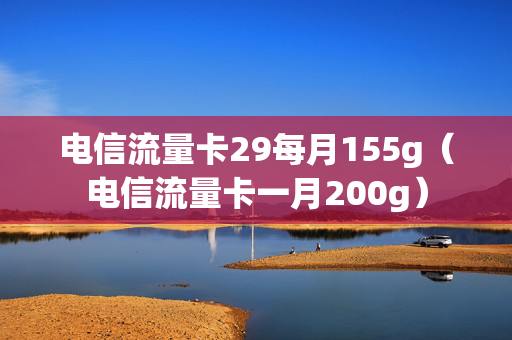 电信流量卡29每月155g（电信流量卡一月200g）