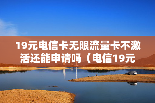 19元电信卡无限流量卡不激活还能申请吗（电信19元无限流量卡不激活可以不使用话费吗）