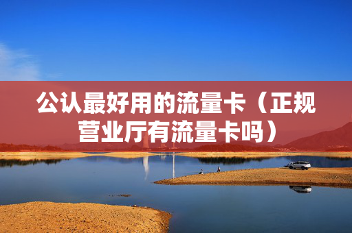 公认最好用的流量卡（正规营业厅有流量卡吗）