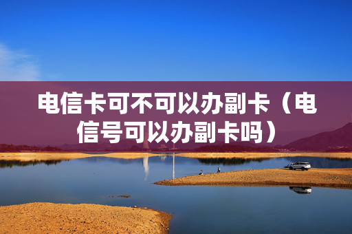 电信卡可不可以办副卡（电信号可以办副卡吗）