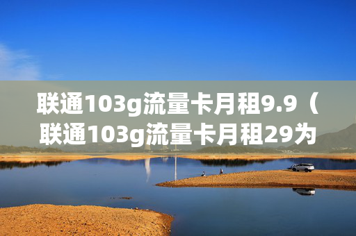 联通103g流量卡月租9.9（联通103g流量卡月租29为什么前六个月不能打电话）