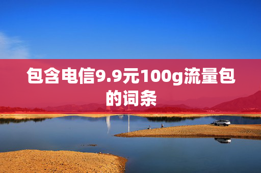 包含电信9.9元100g流量包的词条
