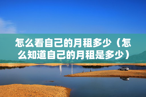 怎么看自己的月租多少（怎么知道自己的月租是多少）
