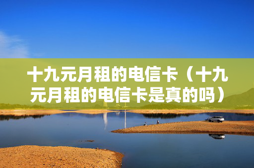 十九元月租的电信卡（十九元月租的电信卡是真的吗）