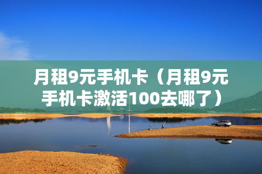 月租9元手机卡（月租9元手机卡激活100去哪了）
