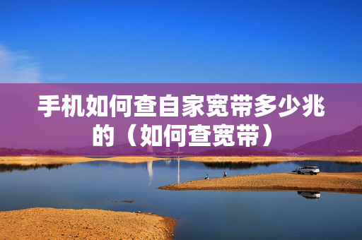 手机如何查自家宽带多少兆的（如何查宽带）
