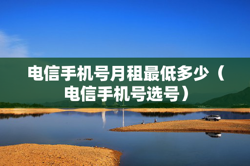 电信手机号月租最低多少（电信手机号选号）