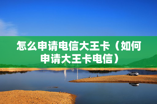 怎么申请电信大王卡（如何申请大王卡电信）