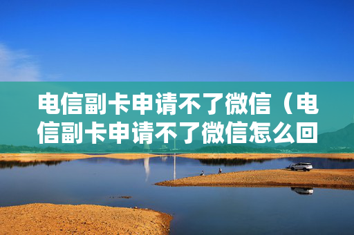 电信副卡申请不了微信（电信副卡申请不了微信怎么回事）