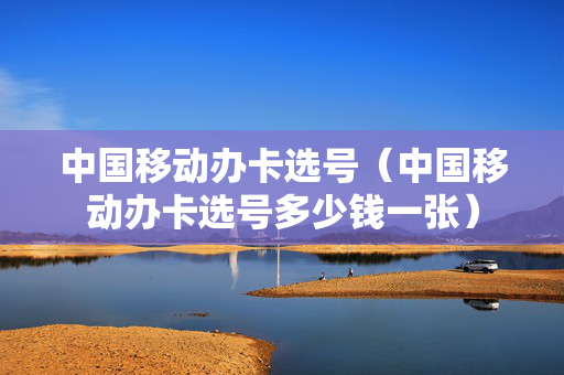 中国移动办卡选号（中国移动办卡选号多少钱一张）