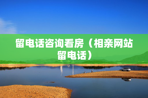 留电话咨询看房（相亲网站留电话）