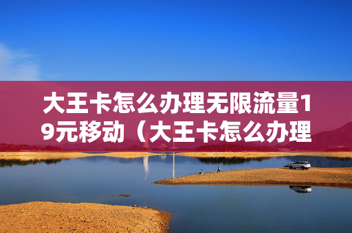 大王卡怎么办理无限流量19元移动（大王卡怎么办理无限流量 15元）