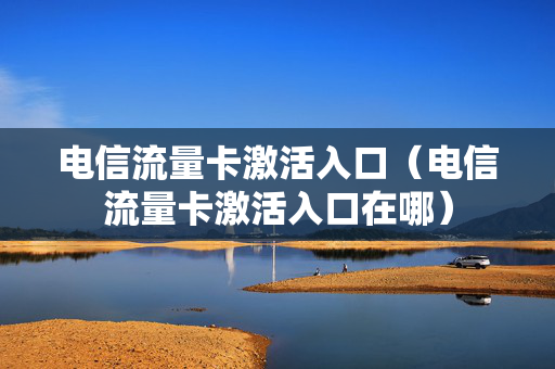 电信流量卡激活入口（电信流量卡激活入口在哪）