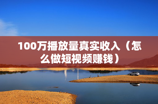 100万播放量真实收入（怎么做短视频赚钱）