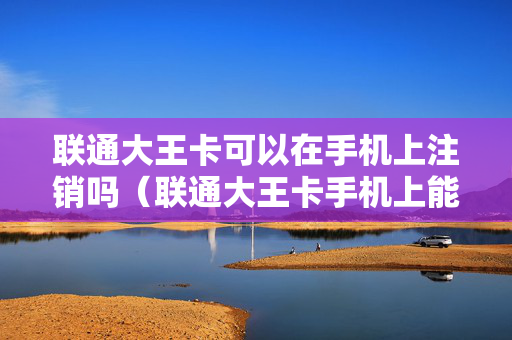 联通大王卡可以在手机上注销吗（联通大王卡手机上能注销吗）