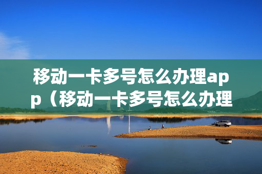 移动一卡多号怎么办理app（移动一卡多号怎么办理2020）