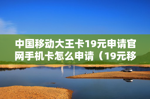 中国移动大王卡19元申请官网手机卡怎么申请（19元移动大王卡怎么办理）