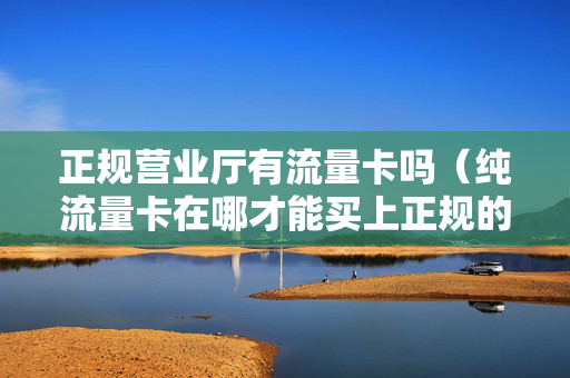 正规营业厅有流量卡吗（纯流量卡在哪才能买上正规的）