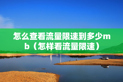 怎么查看流量限速到多少mb（怎样看流量限速）