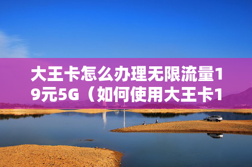 大王卡怎么办理无限流量19元5G（如何使用大王卡19元的）