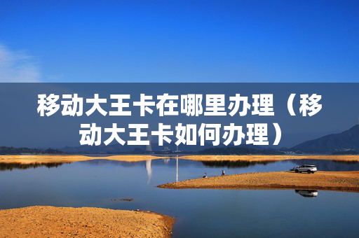 移动大王卡在哪里办理（移动大王卡如何办理）
