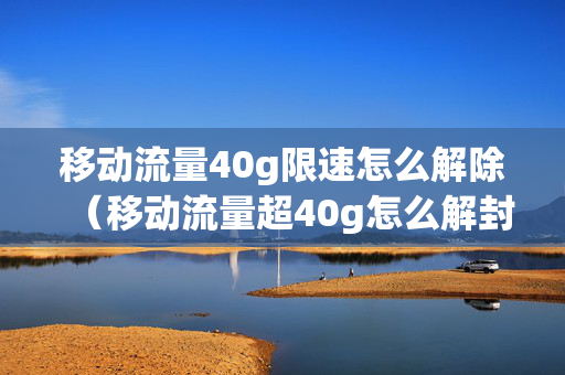 移动流量40g限速怎么解除（移动流量超40g怎么解封）