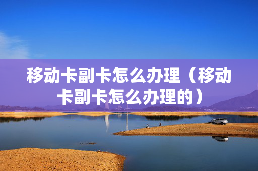 移动卡副卡怎么办理（移动卡副卡怎么办理的）