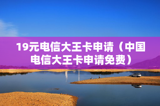 19元电信大王卡申请（中国电信大王卡申请免费）