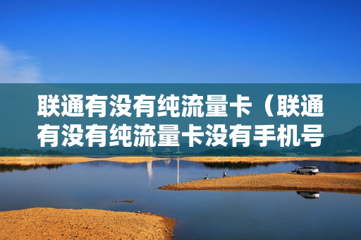 联通有没有纯流量卡（联通有没有纯流量卡没有手机号的）