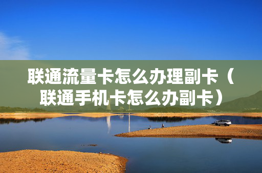 联通流量卡怎么办理副卡（联通手机卡怎么办副卡）