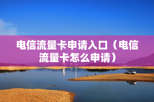 电信流量卡申请入口（电信流量卡怎么申请）