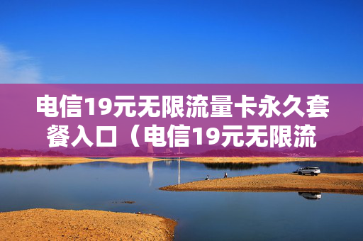电信19元无限流量卡永久套餐入口（电信19元无限流量卡怎么收费）