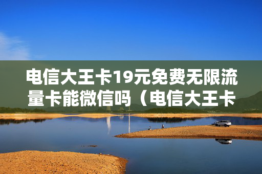 电信大王卡19元免费无限流量卡能微信吗（电信大王卡免流量是真的不用流量吗）