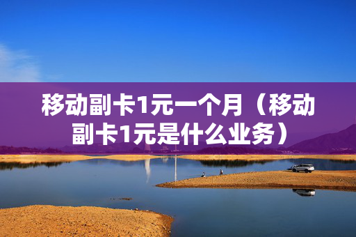移动副卡1元一个月（移动副卡1元是什么业务）