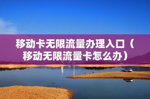 移动卡无限流量办理入口（移动无限流量卡怎么办）