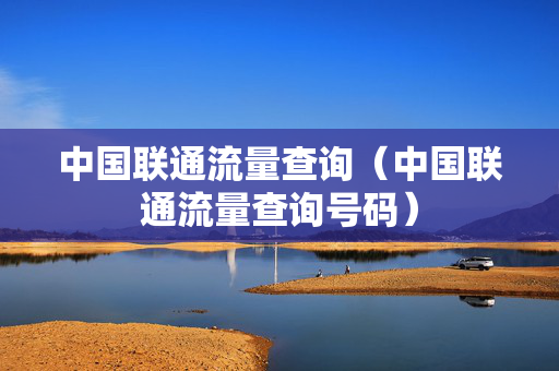 中国联通流量查询（中国联通流量查询号码）
