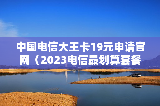 中国电信大王卡19元申请官网（2023电信最划算套餐）