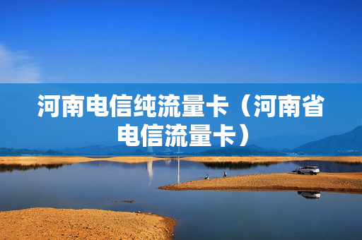 河南电信纯流量卡（河南省电信流量卡）