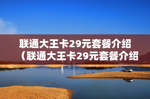 联通大王卡29元套餐介绍（联通大王卡29元套餐介绍 能用抖音吗）