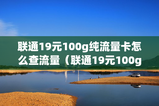 联通19元100g纯流量卡怎么查流量（联通19元100g纯流量卡怎么样）