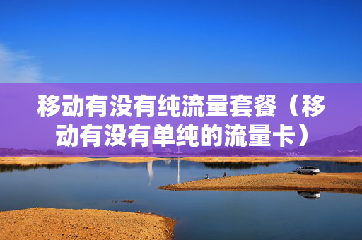 移动有没有纯流量套餐（移动有没有单纯的流量卡）