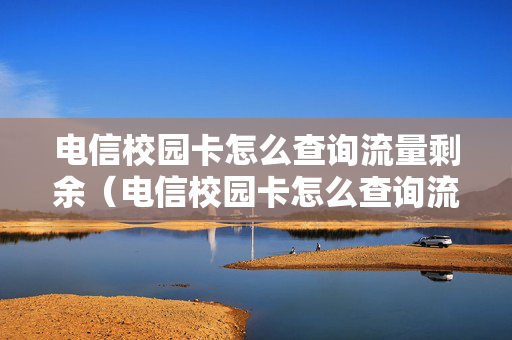 电信校园卡怎么查询流量剩余（电信校园卡怎么查询流量剩余多少）