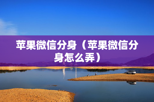 苹果微信分身（苹果微信分身怎么弄）