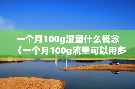 一个月100g流量什么概念（一个月100g流量可以用多久）