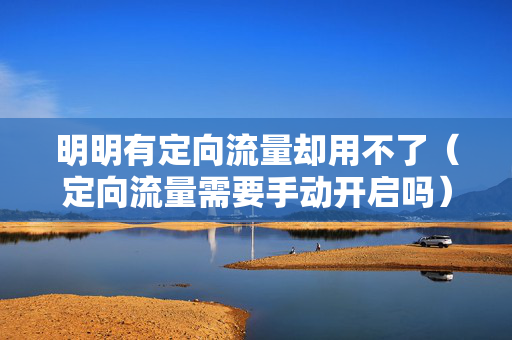 明明有定向流量却用不了（定向流量需要手动开启吗）