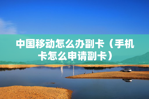 中国移动怎么办副卡（手机卡怎么申请副卡）