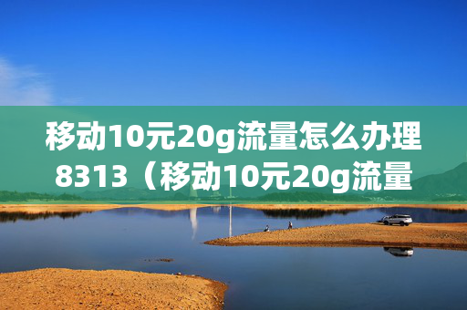 移动10元20g流量怎么办理8313（移动10元20g流量条件）