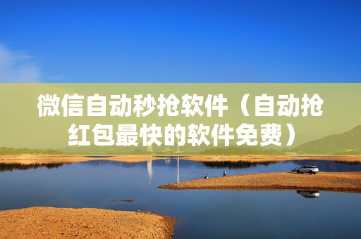 微信自动秒抢软件（自动抢红包最快的软件免费）